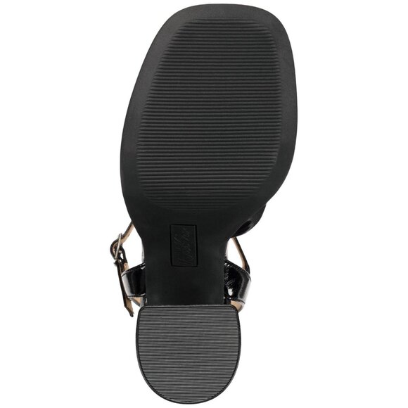 Wild Pair Womens Laviniaa Platform Sandals 10020641100 Black Smooth 6M - Picture 14 of 14